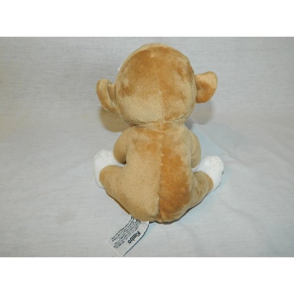 Russ Lil Peepers KIMBO Gibbon Monkey Brown White w Big Eyes 9" plush stuffed - Picture 5 of 5